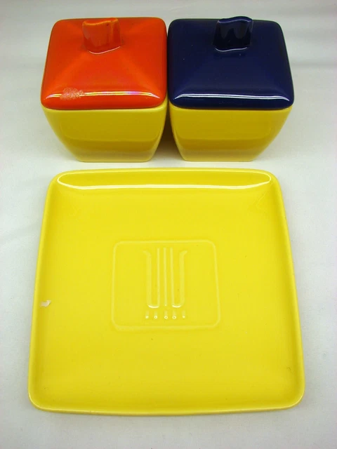 XX Rare!! Franciscan Jam Jars!! Toastmaster Toast  n Jam Set!!