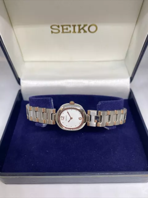 Seiko Watch Ladies Stainless Steel Two tone Strap