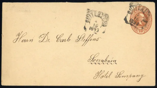 1885, Niederländisch Indien, U 6, Brief - 2805453