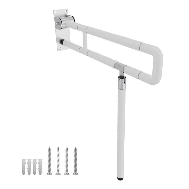 Stützgriff Aufstehhilfe Handlauf 60 cm Behindertengriff Wand WC Klappgriff