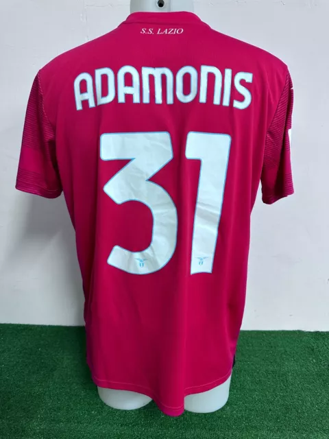 Maglia Lazio Adamonis Match Worn Indossata Shirt Jersey Vintage Camiseta Coa