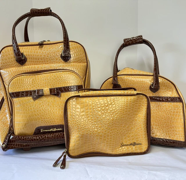 samantha brown 3 piece luggage set