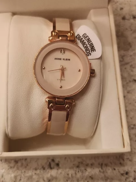 NEW Beautiful & Sweet Pink / Rose Gold ANNE KLEIN Ladies Watch 1980BMRG - NWT