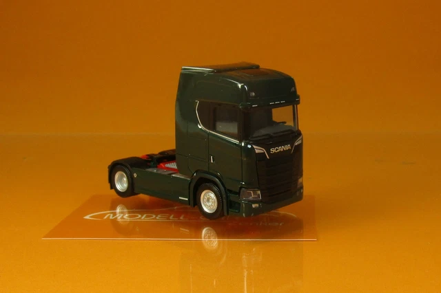 Scania 141 2 essieux, vert foncé, 1977 - HERPA 318969 - HO 1/87 Scania 141 2 essieux, vert foncé, 1977 - HERPA 318969 - HO 1/87