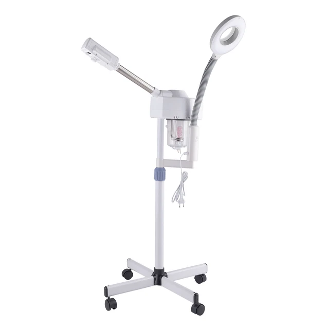 2IN1 Facial Steamer 5x Magnifying Lamp Hot Ozone Salon Spa Beauty Equipment