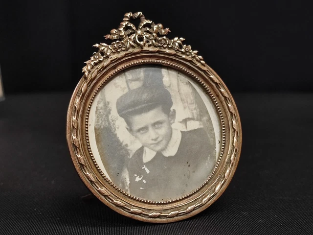 Petit Cadre Photo Clip Métal Argenté - Format 21x - Stock Vintage Invendu