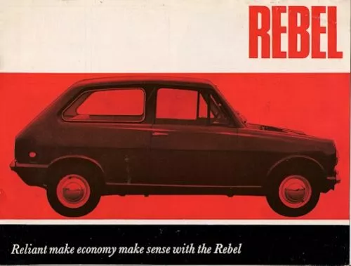 Reliant Rebel 600cc Saloon 1964-65 UK Market Sales Brochure