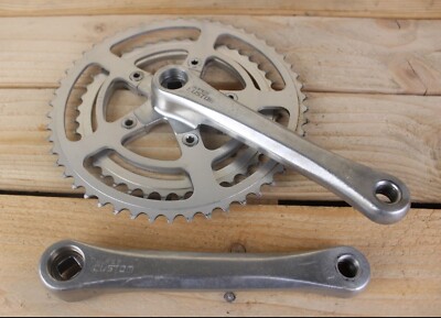 Campagnolo Veloce 170mm Guarnitura 52/42/30t tripla pedaliera in stile retrò vintage bici 