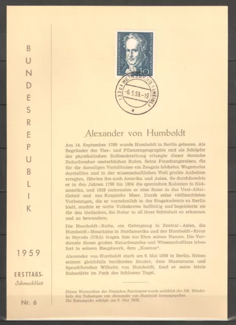 Bund ETB Vorläufer Joppen ETB 1959 Nummer 6  mit Glanzfolien Überzug selten