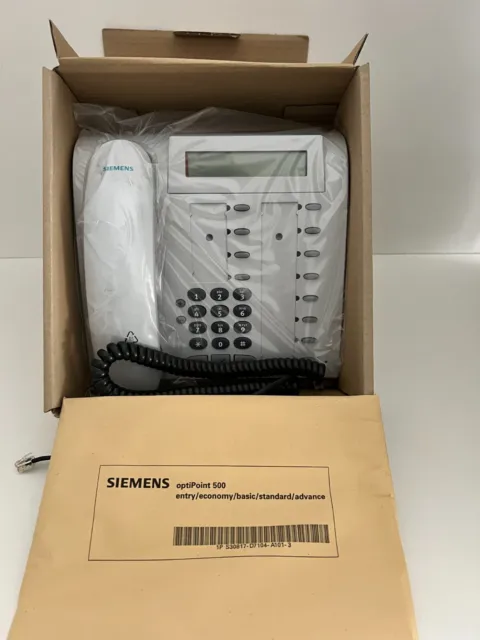 Telefono di sistema Siemens optiPoint 500 standard, colore artic