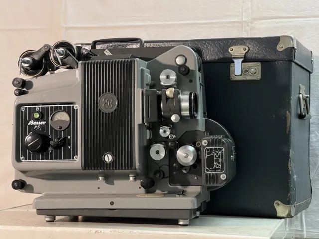 Proyector de película Bauer P5 16 mm con sonido claro funcional sin amplificador