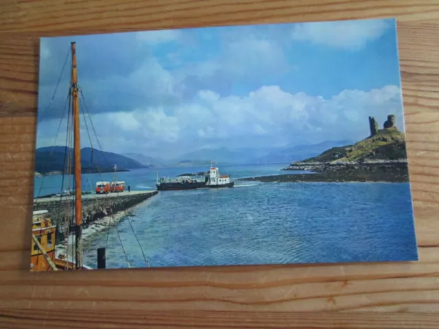 Postcard of The Ferry and Castle Moil, Kyleakin, Isle of Skye (Unposted)