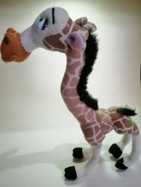 Melman the Giraffe from Dream Works Madagascar play-by-play 12" soft toy