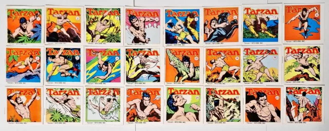 Tarzan Serie Completa 1/24 Mini Fumetti Cenisio 1973 Promo Boario