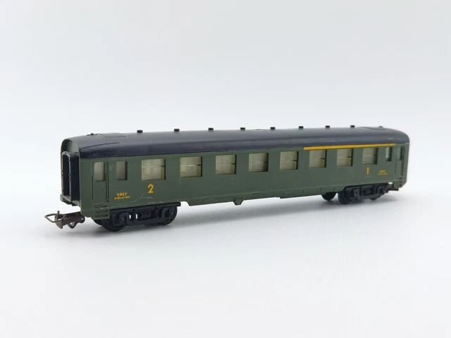 3) Smcf Ho Tout Metal Voiture Voyageurs 1e Classe Type Ocem 2 Rail N° 5287