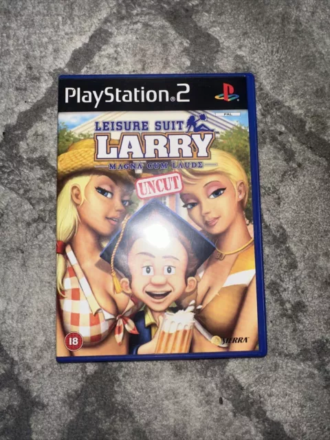 PS2  game Leisure Suit Larry Magna Cum Laude UNCUT version.