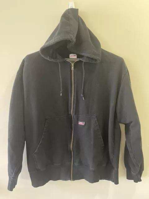Dickies - Full Zip Hooded Jacket / Coat - Black - Men's Size XL