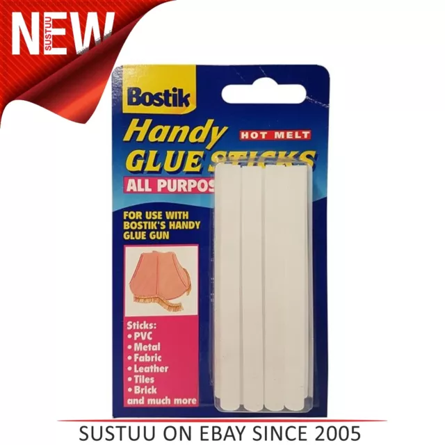 Bostik 7mm Handy Glue Sticks Hot Melt Glue Gun Adhesive│Multi-Purpose│14pk InUK