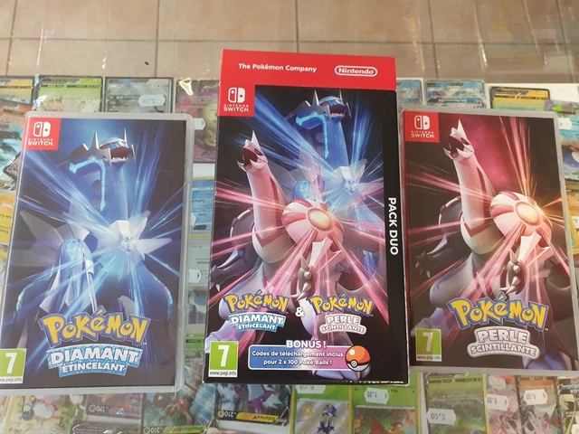PACK DUO POKÉMON Diamant Etincelant et Perle Scintillante Nintendo