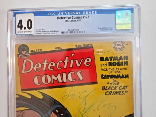 1947 Detective Comics # 122 CGC Graded 4.0 DC Golden Age Cat Woman Universal ! ! 2