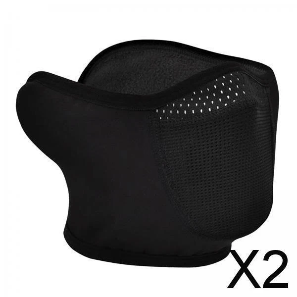 2X Winter Radfahren Motorrad Half Gesicht Balaclava Earlaflapstaub Für Den