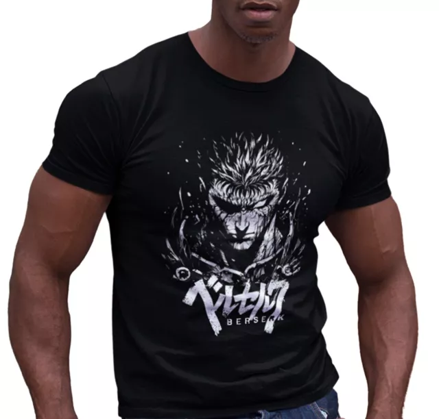 Berserk Shirt, Guts Shirt, Manga Tshirt, Anime Shirt, Pump Cover, Harajuku Tee