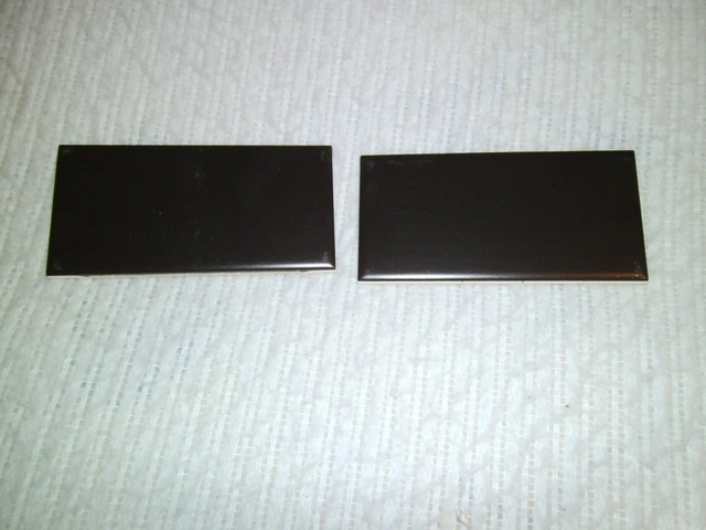 (1) Black Ceramic Tile 3x6" Vintage Subway Rectangle Black Matte American Olean