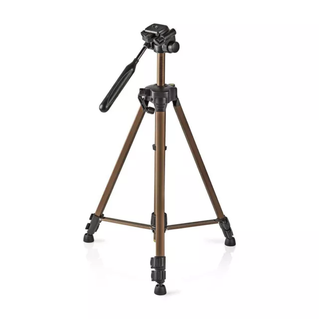 Sturdy Camera Tripod / Stand - Adjustable from 21" to 57" Pan Tilt Quick Release