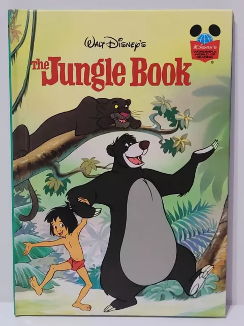 THE JUNGLE BOOK Walt Disney's Wonderful World of Reading 1993 Vintage Children's