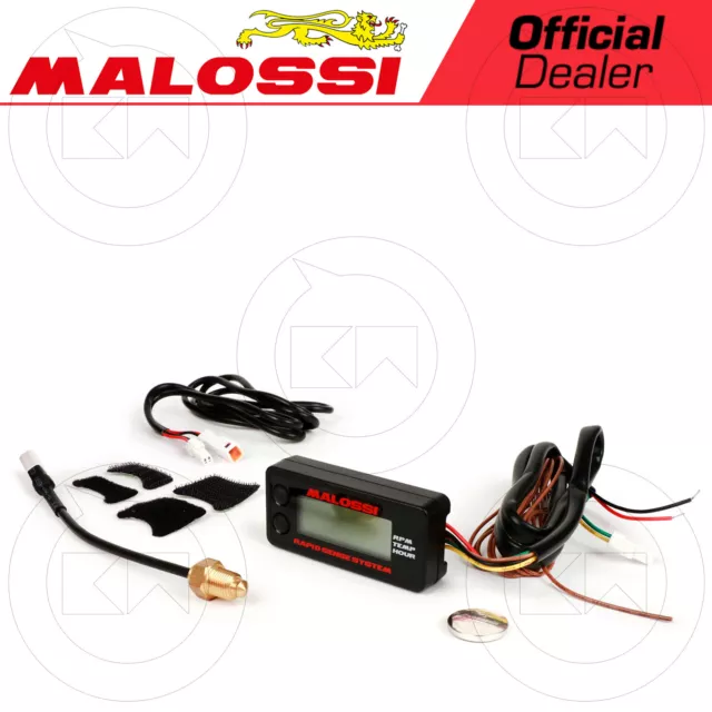 Malossi 5817540B Strumentazione Conta Ore / Giri Temp Piaggio Quartz 50 2T Lc