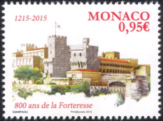 Monaco 2015 Fortress/Palace/Buildings/Architecture/History/Heritage 1v (mc1060)
