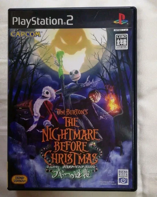 PS2 Tim Burton The Nightmare Before Christmas Boogie Strikes Back Japan