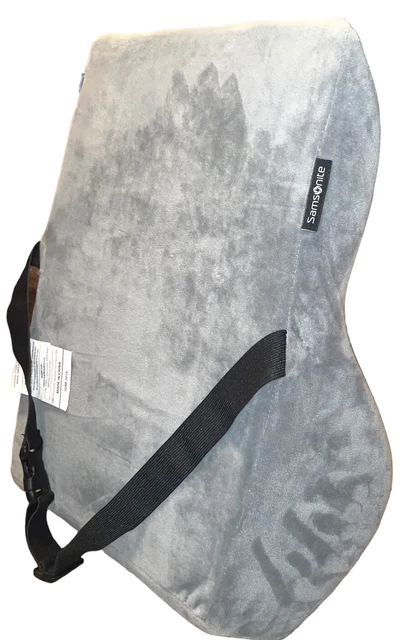 Samsonite Car AUTOMOTIVE CONTOURED LUMBAR SUPPORT CUSHION w/ PREMIUM MEMORY FOAM 6