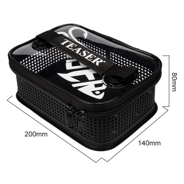 Borsa Da Pesca Zite Fishing Window Bag - Impermeabile, 23x16x6 Cm, Con Tasca Aggiuntiva, Nero-Verde