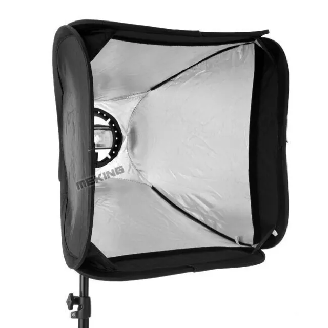 40cm 16" Softbox L bracket Adapte For SpeedLight Flash Softbox w/ 2 diffuser Bag