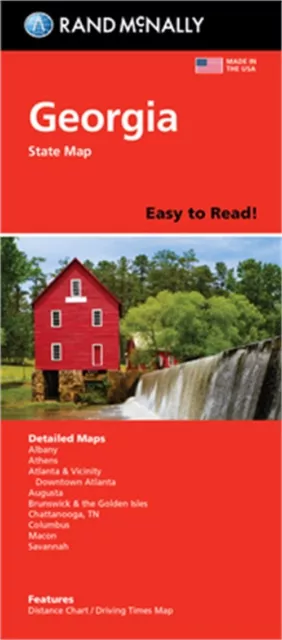 Rand McNally Easy to Read Folded Map: Georgia State Map (Sheet Map, Folded)