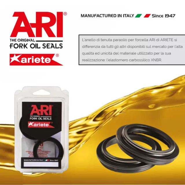 ARI001 [ARIETE] Set Joints D'Huile Fourche 36 X 48 X 10,5 TC4