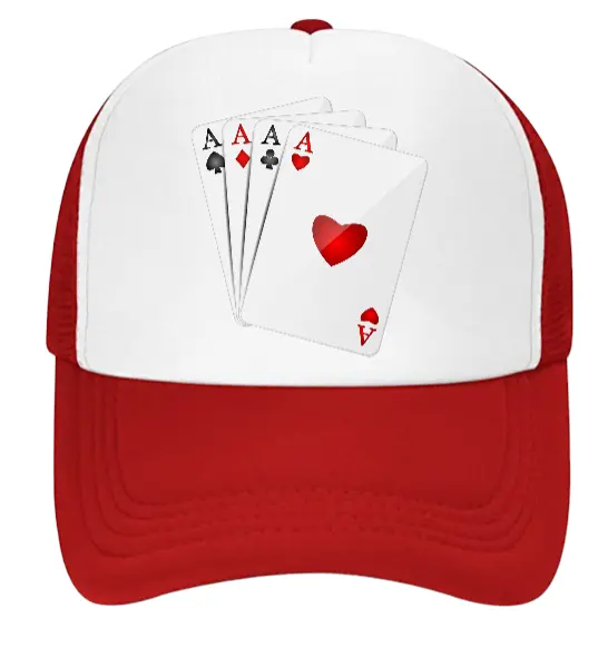 Poker Cards Baseball Hat Trucker Hat Adjustable Snapback Unisex Gambling Hat