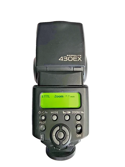 Canon Speedlite 430EX II DSLR Camera Flash Batteries Included