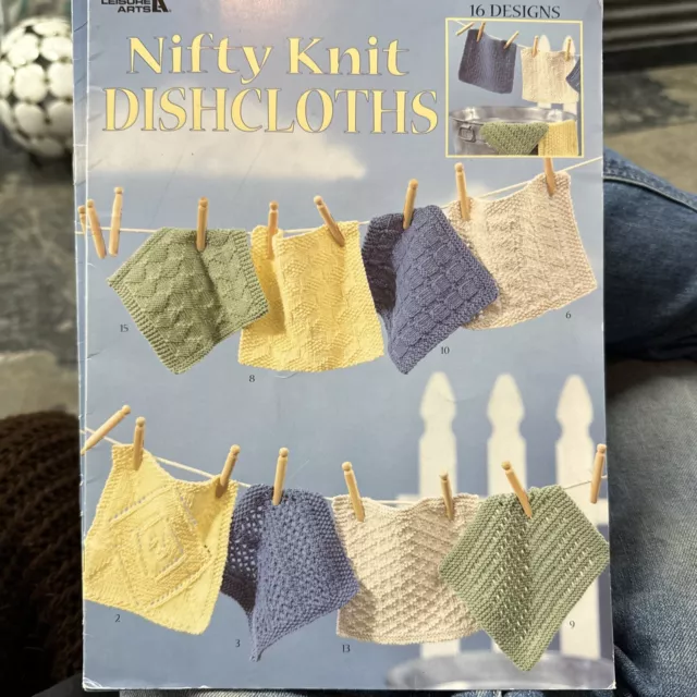 Knitting Pattern Book Dishcloths Nifty Knit Dish Cloths 16 Designs 1999