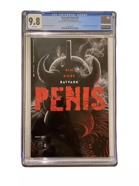 Batvark Penis 1 CGC 9.8 Cerebus Batman Damned Homage Parody Dave Sim 1952/3390