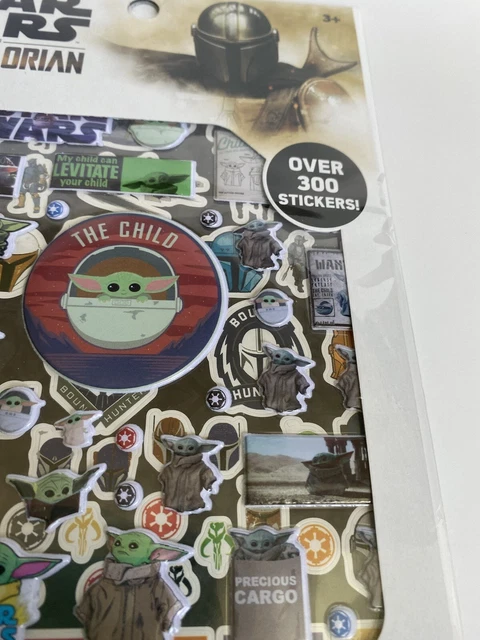 starwars sticker book 4 sheets includes puffy stickers 4