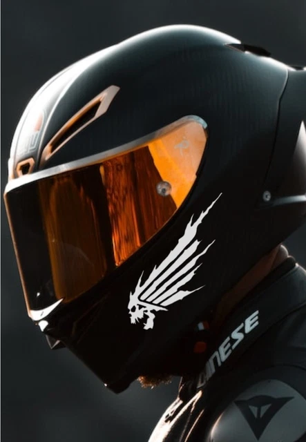 2-Pack Wings Decal Stickers – For Motorcycle Helmets, Cars, Bikes, ATVs, Vespas (Glossy Vinyl)