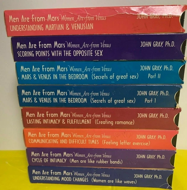 8 VHS Men Are From Mars, Women Are From Venus £6.48 PicClick UK