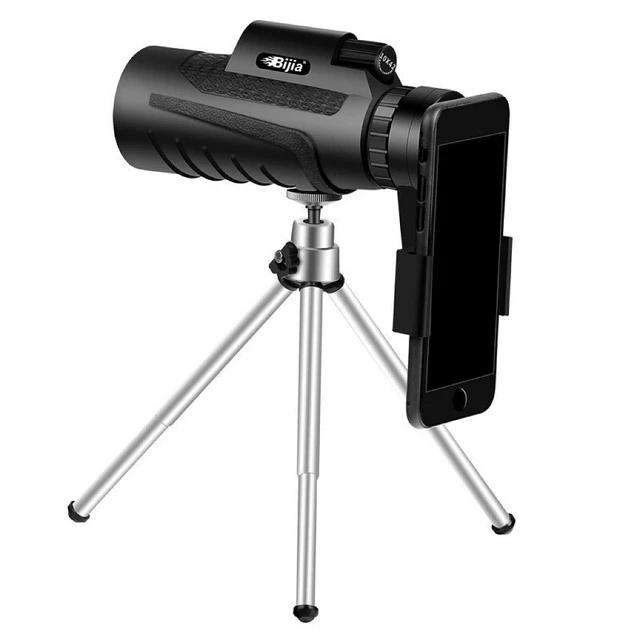 10X42DF HD Lens Monocular Telescope + Tripod + Clip for Cell Phone FOR KIDS GIFT