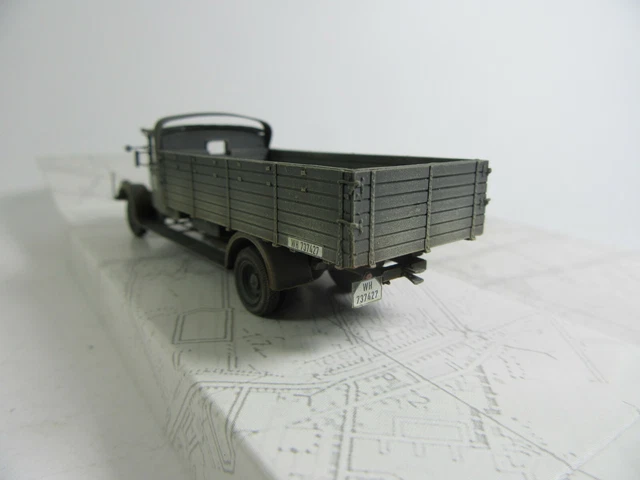 ARTITEC 1:87 HANSA Lloyd Merkur Camion Wehrmacht Gris Modèle Déjà
