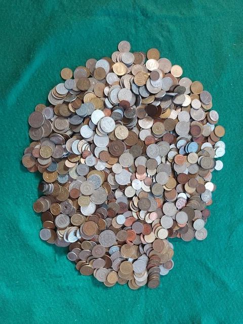 5,2Kg Münzen: Sammlung/Konvolut. Viel Europa. + paar aus Weimarer Republik