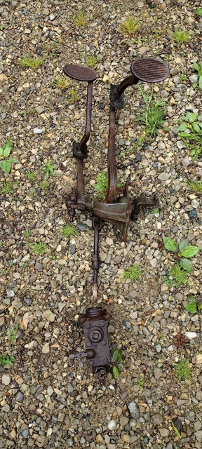 Vintage Military Dodge M37 Brake and Clutch Assembly with Master Cylinder