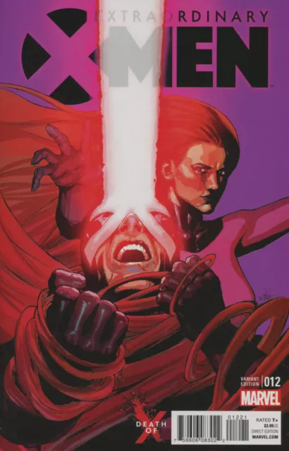 Extraordinary X-Men #12 (2016) Death Of X Variant, Apocalypse Wars, Marvel, Nm