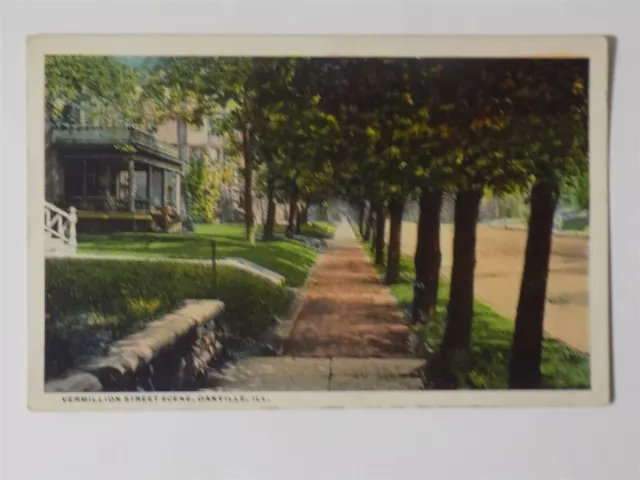Danville, Illinois IL ~ Vermilion Street 1916 L704